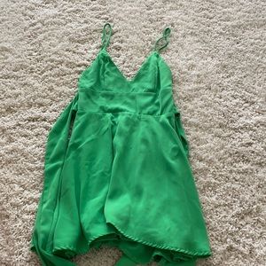 Superdown green dress